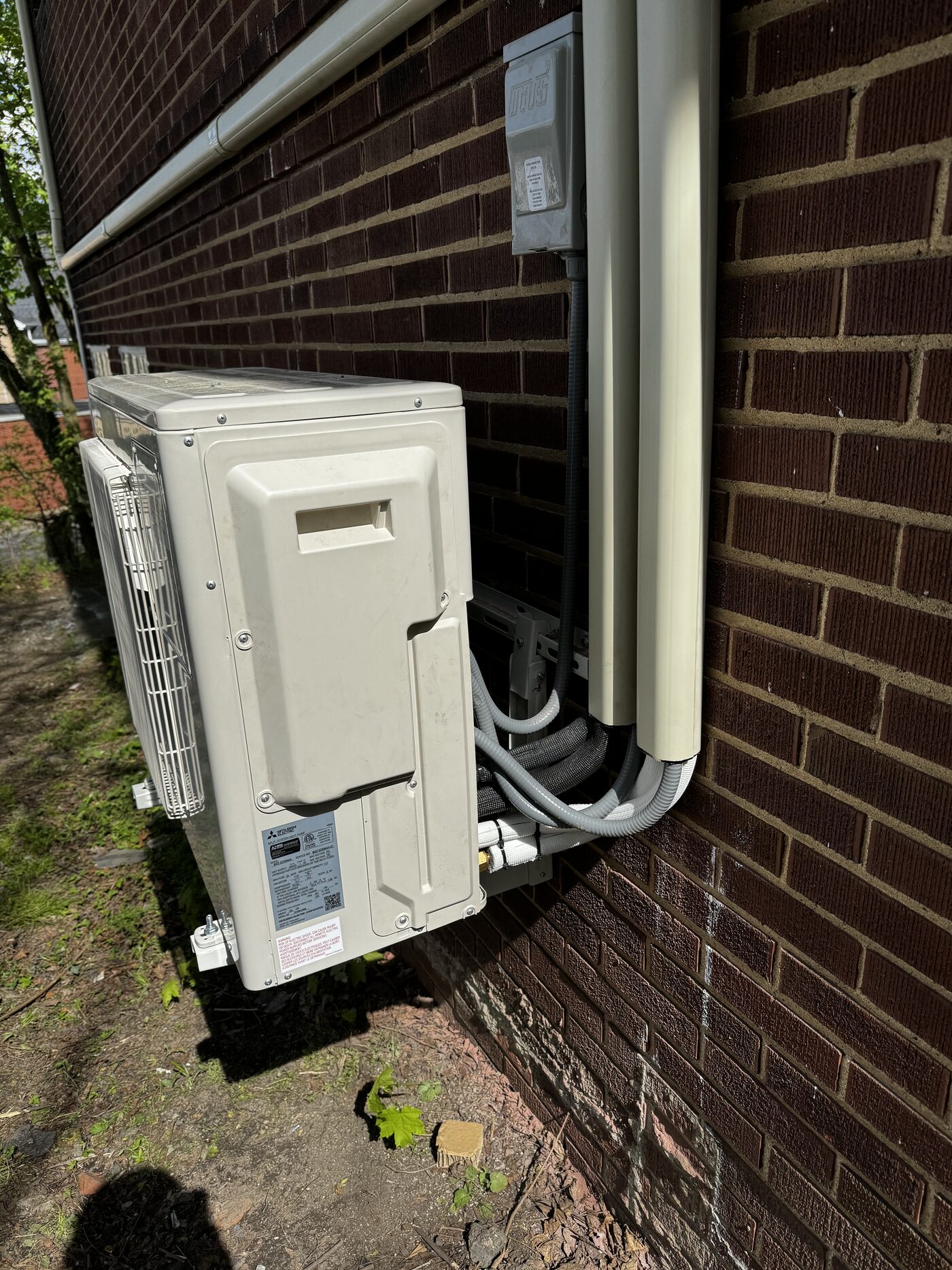 A clean residential mini-split installation by CTS Heating and Cooling